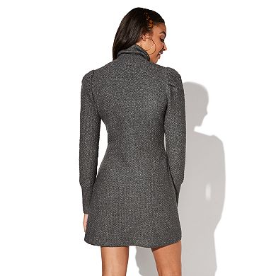 Juniors' Vylette™ Long Sleeve Sweater Dress