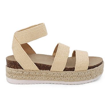 Yoki Chiara 10 Women's Espadrille Platform Sandals