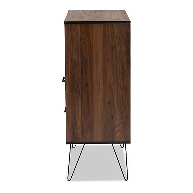 Baxton Studio Charis Bookcase Storage Cabinet