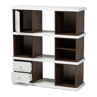 Baxton Studio Rune Bookcase