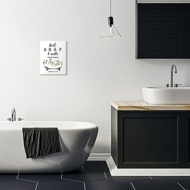 Stupell Home Decor Fresh Soap & Water Bath Tub Wall Plaque Art
