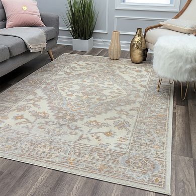 Rugs America White Wash Area Rug