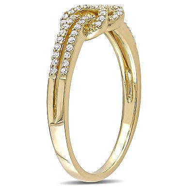 Stella Grace 14k Gold 1/6 Carat T.W. Diamond Infinity Ring