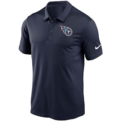 Men's Nike Navy Tennessee Titans Fan Gear Franchise Heat-Sealed Graphic Team Polo