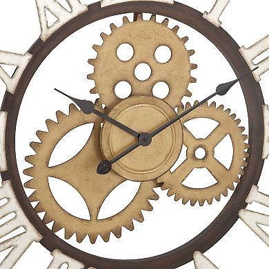 Stella & Eve Industrial Gear Wall Clock