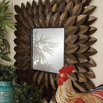 Stella & Eve Layered Leaves Wall Mirror
