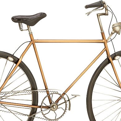Stella & Eve Modern Orange Bicycle Wall Decor
