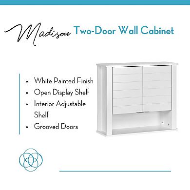 RiverRidge Home Madison Collection 2-Door Wall Cabinet