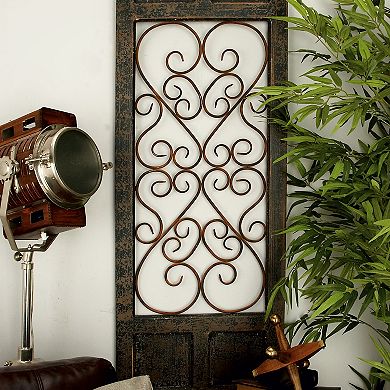 Stella & Eve Heart Scrollwork Wall Decor