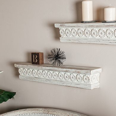 Stella & Eve Floral Wall Shelf