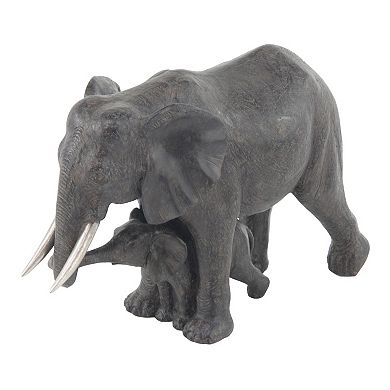 Stella & Eve Eclectic Elephants Sculpture Table Decor