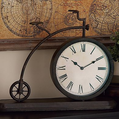 Stella & Eve Eclectic Penny-Farthing Bicycle Iron Clock
