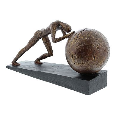 Stella & Eve Industrial Sisyphus Sculpture Table Decor