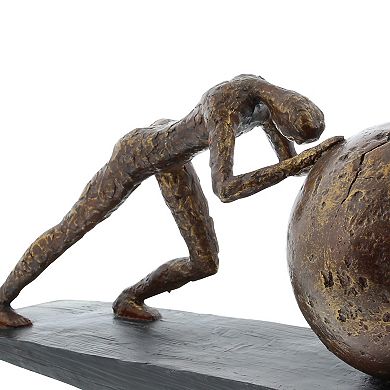 Stella & Eve Industrial Sisyphus Sculpture Table Decor