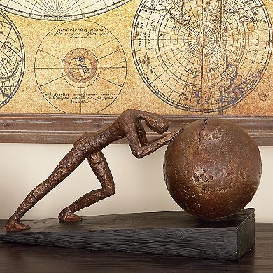 Stella & Eve Industrial Sisyphus Sculpture Table Decor