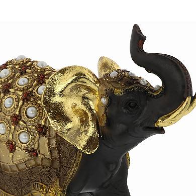 Stella & Eve Jeweled Elephant Sculpture Table Decor 3-piece Set