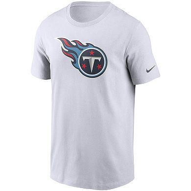 Men's Nike White Tennessee Titans Primary Logo T-Shirt