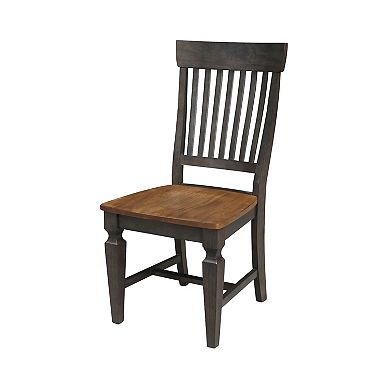 International Concepts Vista Slatback Chair 2-piece Set