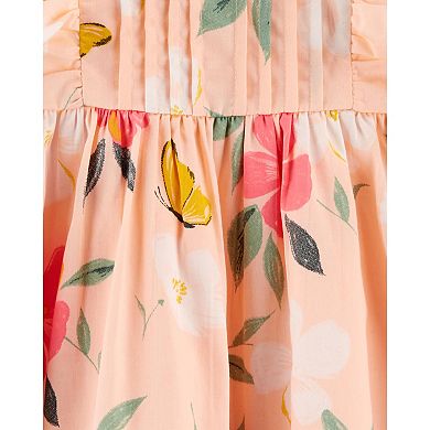 Baby Girl Carter's Floral Sateen Dress