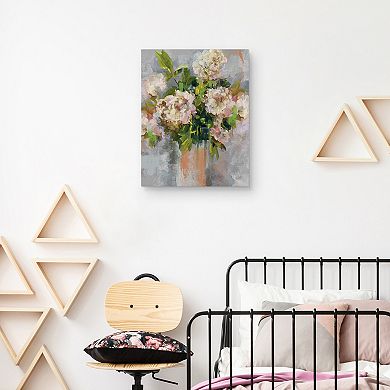 Master Piece Modern Floral I Coral Wall Art