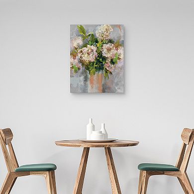 Master Piece Modern Floral I Coral Wall Art