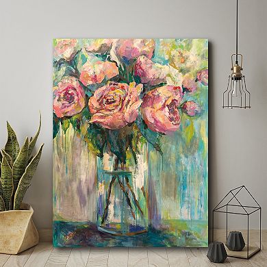 Courtside Market Peony Play Gallery Canvas Wall Art