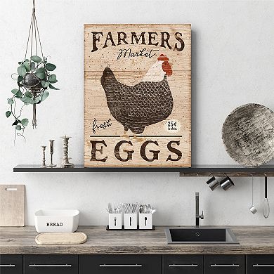 Courtside Market Farmers Market Eggs Gallery Canvas Wall Art