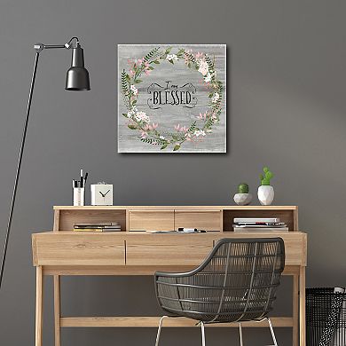 Courtside Market I Am Blessed Gallery Canvas Wall Art