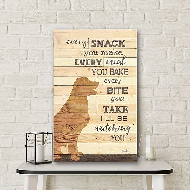 Courtside Market Dog Gallery Canvas Wall Art