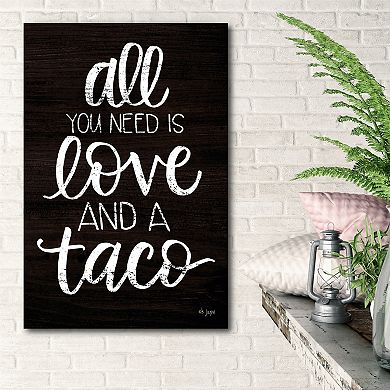 Love & Taco Gallery Canvas