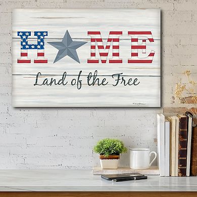 Courtside Market American Home II Gallery-Wrapped Canvas