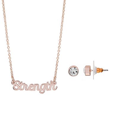 Lauren conrad necklace and deals earring set