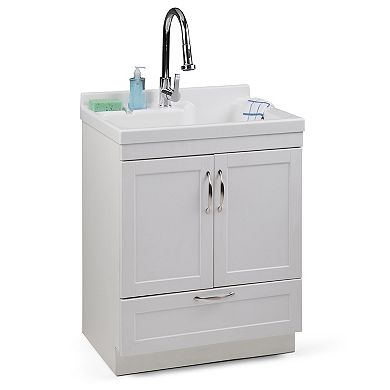 Simpli Home Maile 28-in. Laundry Cabinet