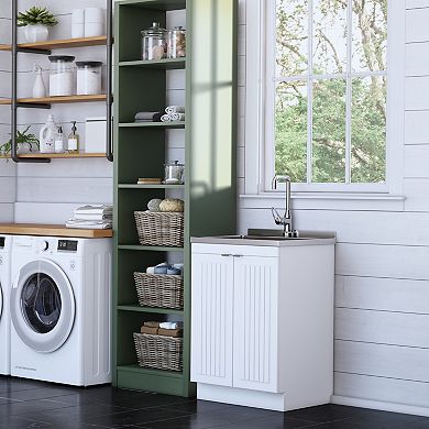 Simpli Home Murphy 24-in. Laundry Cabinet