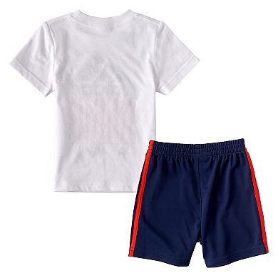 Boys 4-7 adidas Patriotic Stars & Stripes Tee & Shorts Set