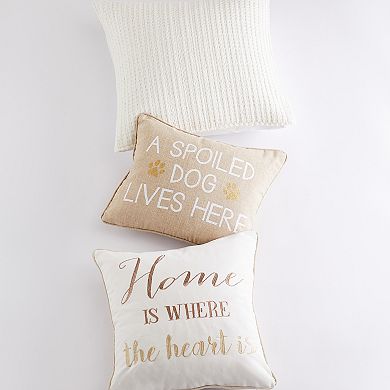 Levtex Home Angelica Linen Home Heart Tassel Pillow
