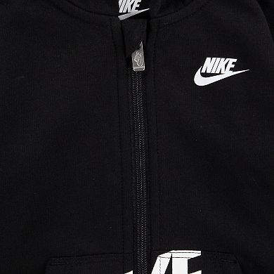 Baby Boy Nike Full-Zip Hooded Coveralls