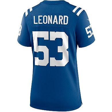 Women's Nike Shaquille Leonard Royal Indianapolis Colts Player Game Jersey