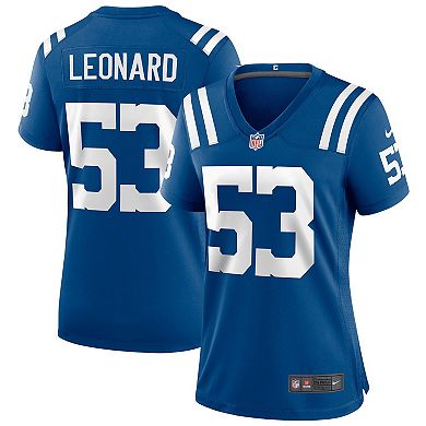Women's Nike Shaquille Leonard Royal Indianapolis Colts Player Game Jersey