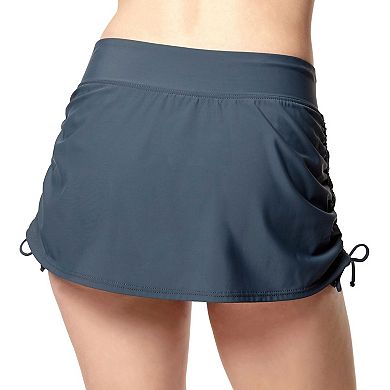 Women's PB Sport Tummy Control Side-Drawstring Swim Skirt