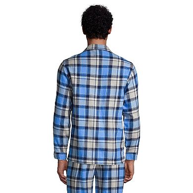 Men's Lands' End Flannel Pajama Shirt