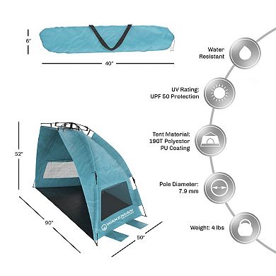 Wakeman Outdoors Pop Up Beach Tent