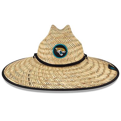 Men's New Era Natural Jacksonville Jaguars 2020 NFL Summer Sideline Official Straw Hat