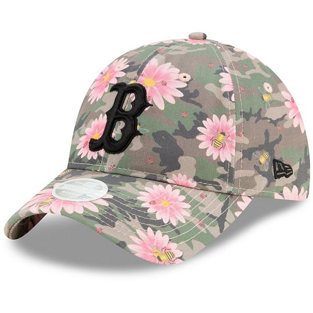 Chicago Cubs New Era Women's Floral 9TWENTY Adjustable Hat - Red