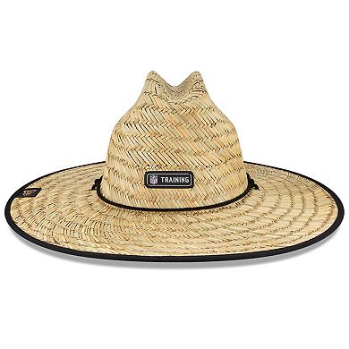 Men's New Era Natural New Orleans Saints NFL Training Camp Official Straw Lifeguard Hat