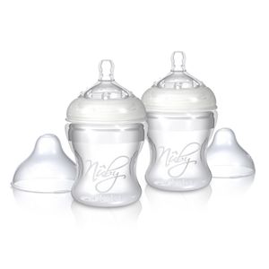 Nuby Natural Touch 2-pk. SoftFlex Silicone Bottles - 5-oz.