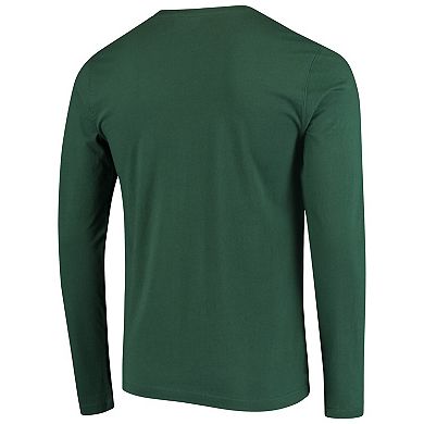 Men's New Era Green Green Bay Packers State Long Sleeve T-Shirt