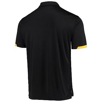 Men's Colosseum Black Iowa Hawkeyes Santry Lightweight Polo