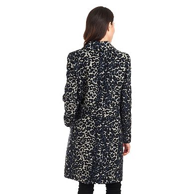 Women's Fleet Street Leopard Print Midweight Coat
