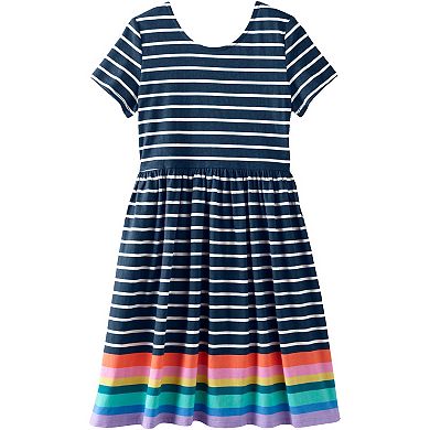 Girls 4-7 Lands' End Girls Fit & Flare Dress